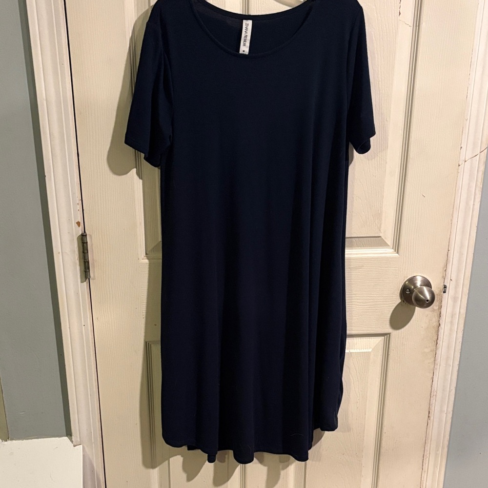 Women’s Navy Tshirt dress. Navy. Size medium